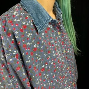 Floral Button Up Shirt by Chic